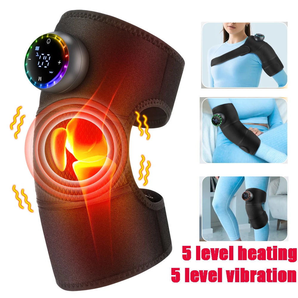 Electric Heating Knee Massager, Knee Vibration Device