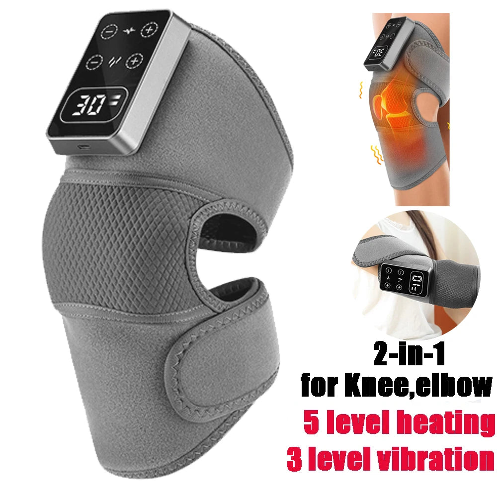 Electric Heating Knee Massager, Knee Vibration Device
