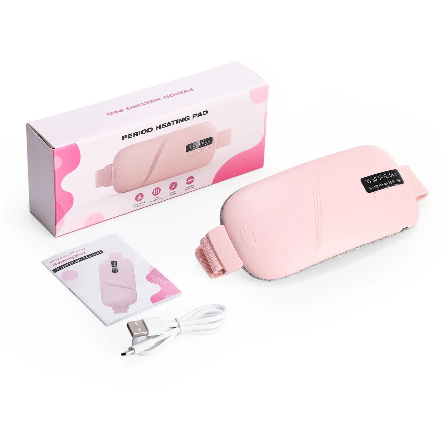 Local Stock Women Menstrual Heating Pads, Compress Period Relief Belt
