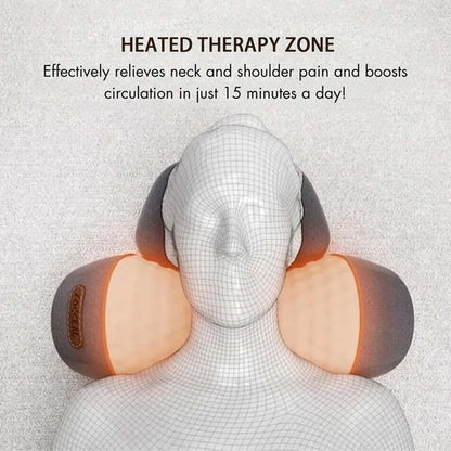 Almohada masajeadora de cuello 3 en 1