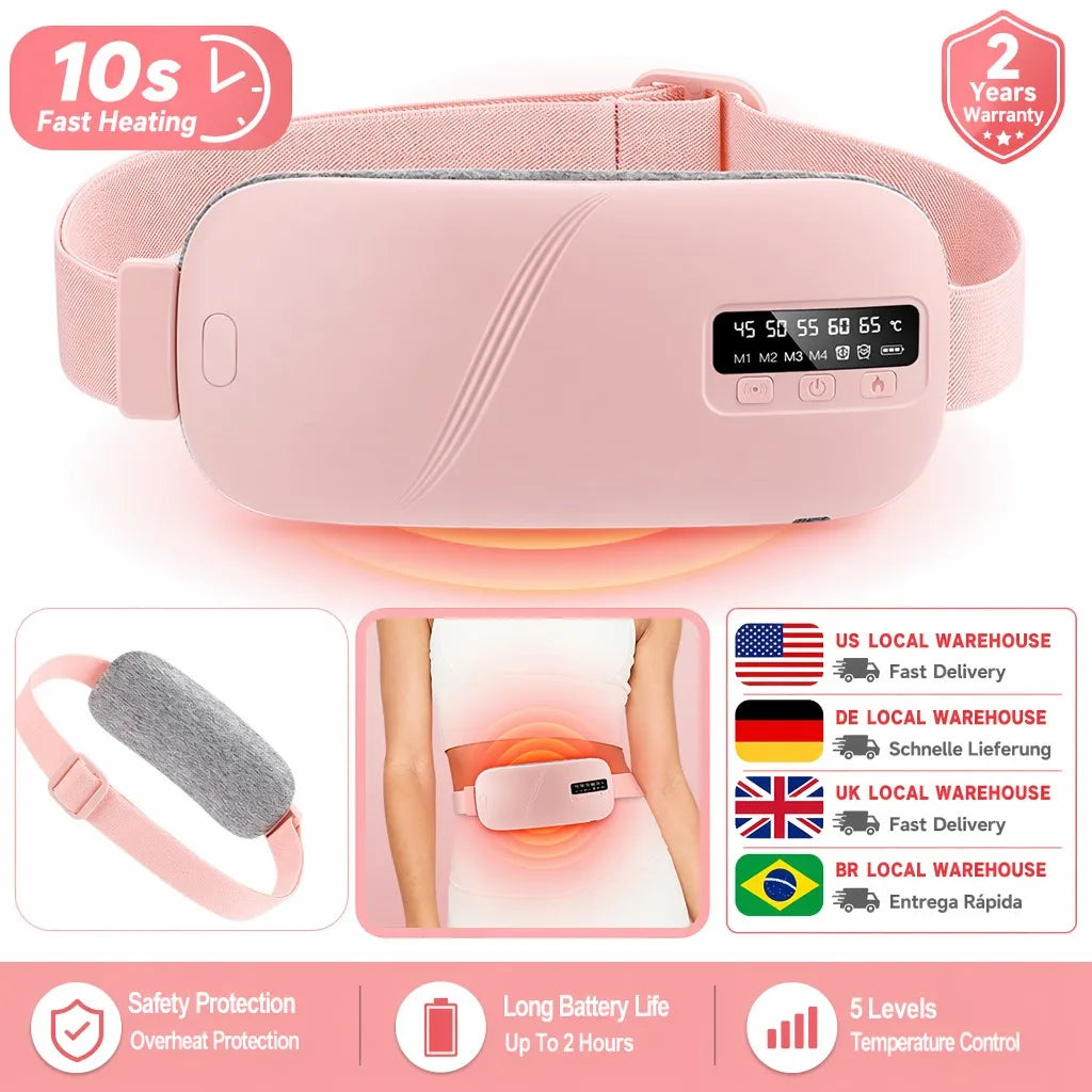 Local Stock Women Menstrual Heating Pads, Compress Period Relief Belt