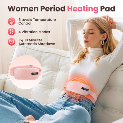 Local Stock Women Menstrual Heating Pads, Compress Period Relief Belt